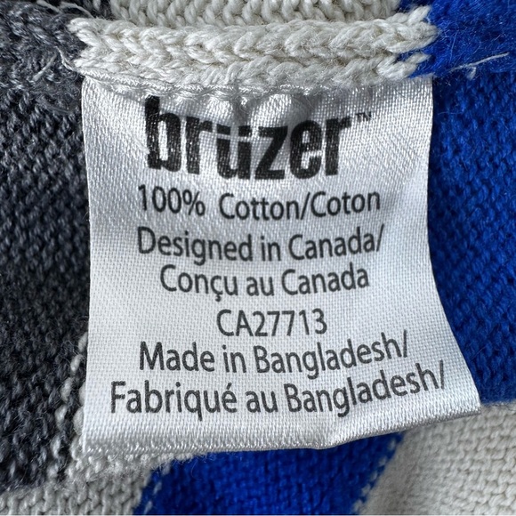 Bruzer Panthers Knit Hooded Sweater Size XL Academia Collegiate Preppy - Picture 11 of 12